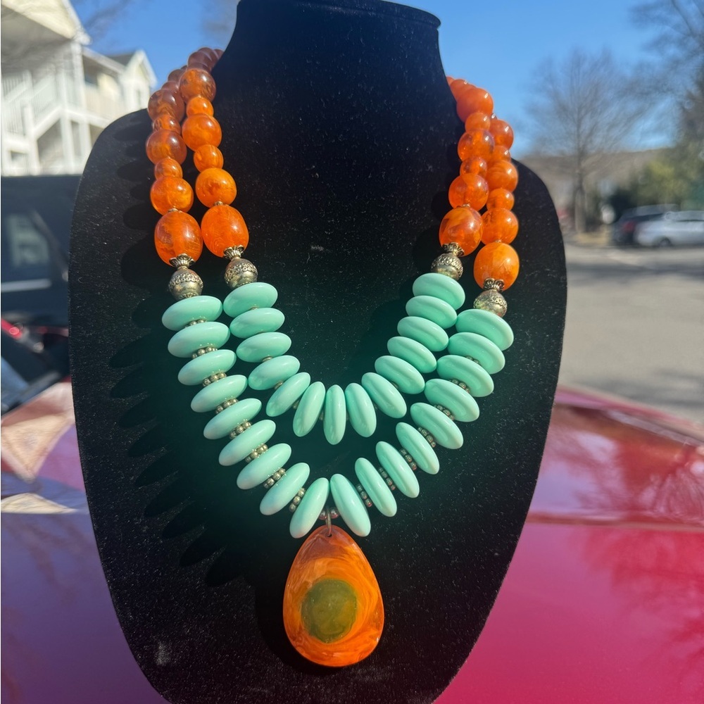 MULTICOLOR NECKLACE - Picture 5 of 10